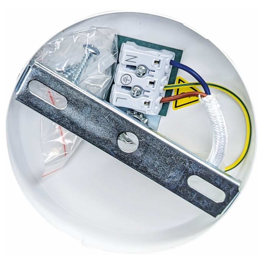 Wall-mounted adjustable mounting bracket VARIO white