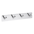 Wall-mounted coat hook 25,5x4,5 cm stainless steel/silver