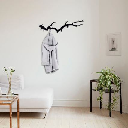 Wall-mounted coat rack 87x22 cm branch