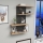 Wall-mounted shelf DESTAN 65x96x19 cm anthracite/brown