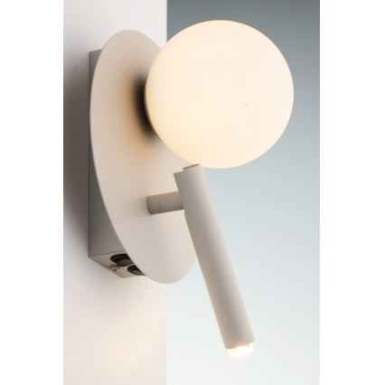 Wall-mounted spotlight HOTEL MOOD 1xG9/12W/230V + 1xG9/3W gray