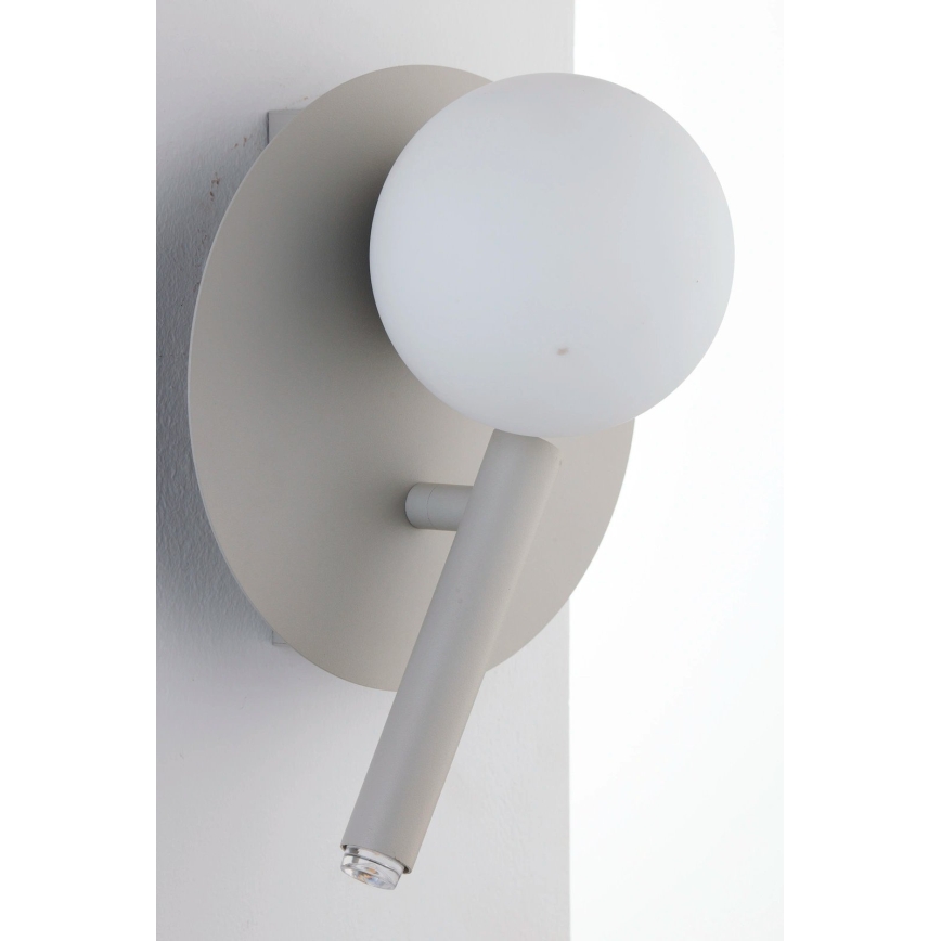 Wall-mounted spotlight HOTEL MOOD 1xG9/12W/230V + 1xG9/3W gray