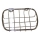 Wall-mounted wire soap dish 9x14 cm shiny chrome