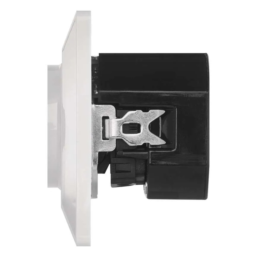 Wall outlet with USB-A and USB-C ports