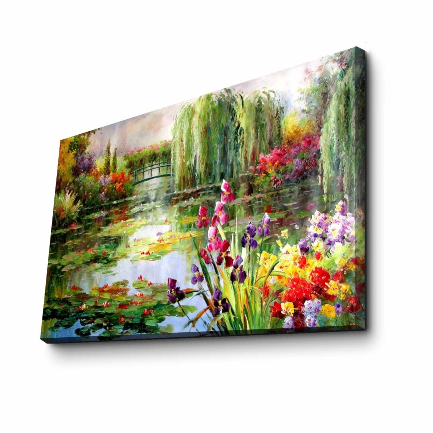 Wall painting on canvas 45x70 cm nature