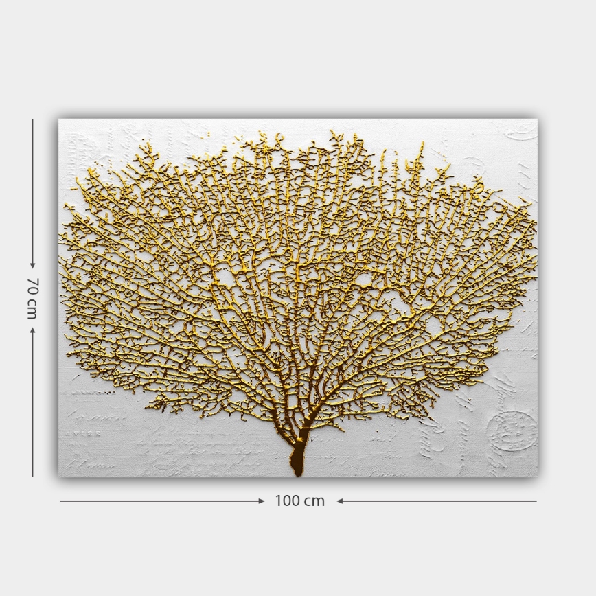 Wall painting on canvas 70x100 cm tree