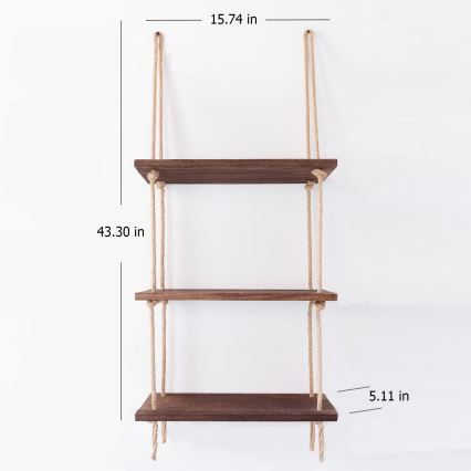 Wall shelf 110x40 cm spruce