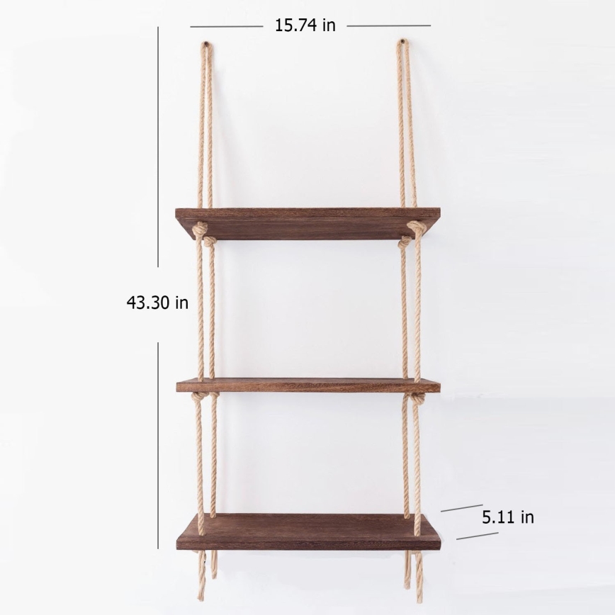 Wall shelf 110x40 cm spruce