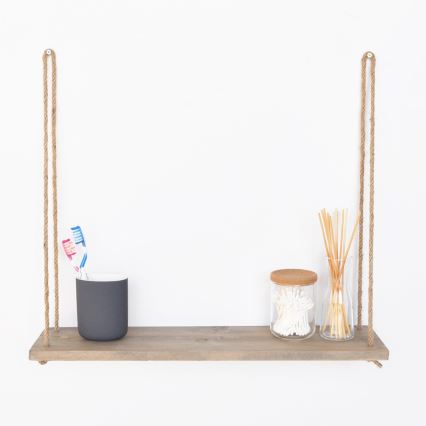 Wall shelf 13x60 cm spruce