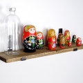 Wall shelf 16x60 cm spruce