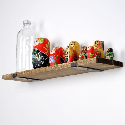 Wall shelf 16x60 cm spruce
