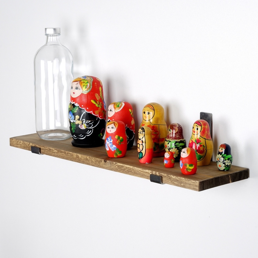 Wall shelf 16x60 cm spruce