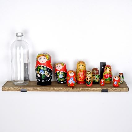 Wall shelf 16x60 cm spruce
