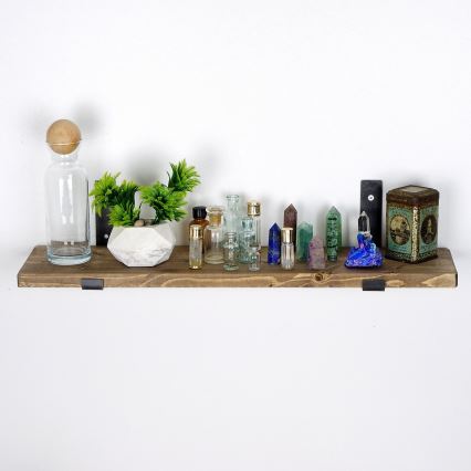 Wall shelf 16x60 cm spruce