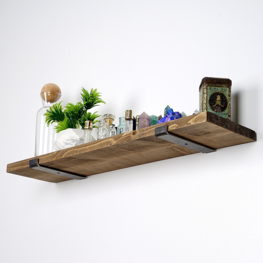Wall shelf 16x60 cm spruce