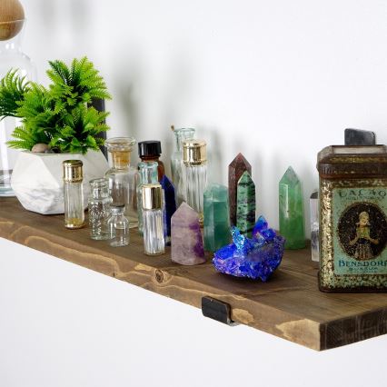 Wall shelf 16x60 cm spruce
