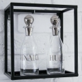 Wall shelf 20x20 cm black