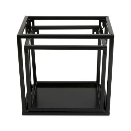 Wall shelf 20x20 cm black