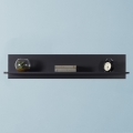 Wall shelf 25x120 cm anthracite
