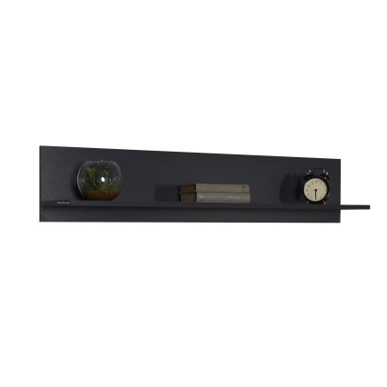Wall shelf 25x120 cm anthracite