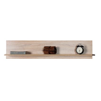 Wall shelf 25x120 cm brown
