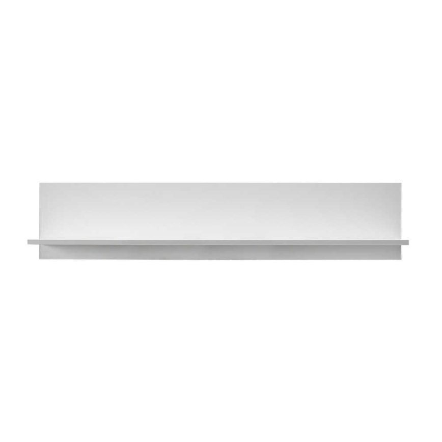Wall shelf 25x120 cm white