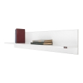 Wall shelf 25x120 cm white