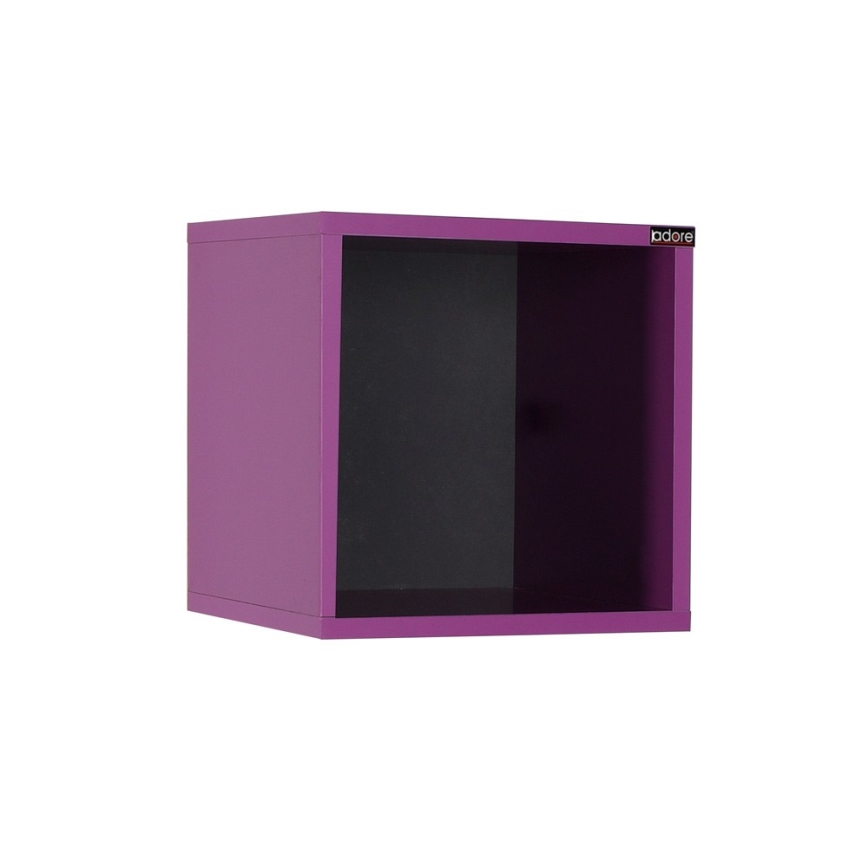 Wall shelf 33x33 cm purple