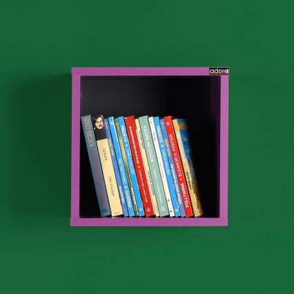 Wall shelf 33x33 cm purple