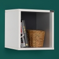 Wall shelf 33x33 cm white