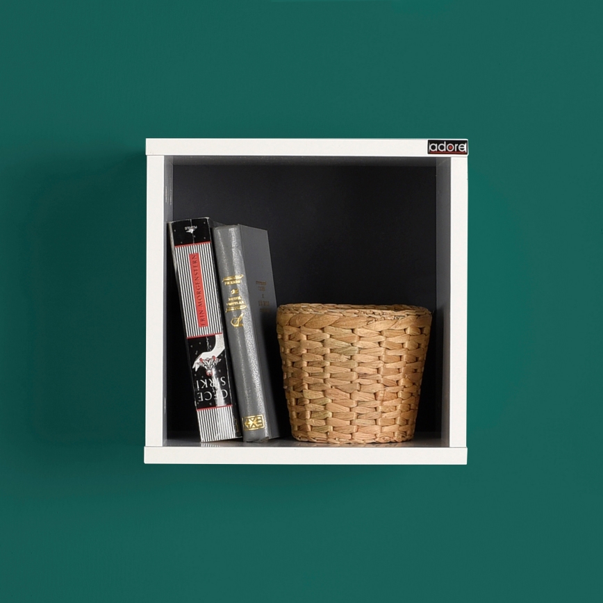 Wall shelf 33x33 cm white