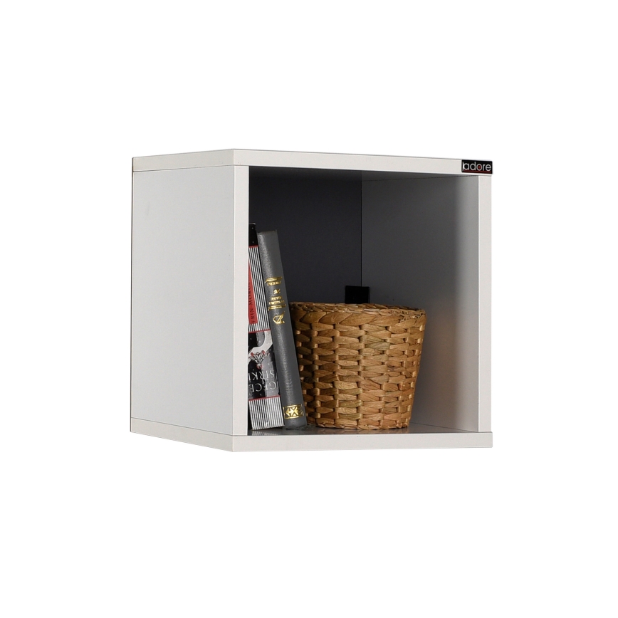 Wall shelf 33x33 cm white