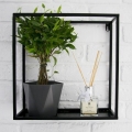 Wall shelf 35x35 cm black