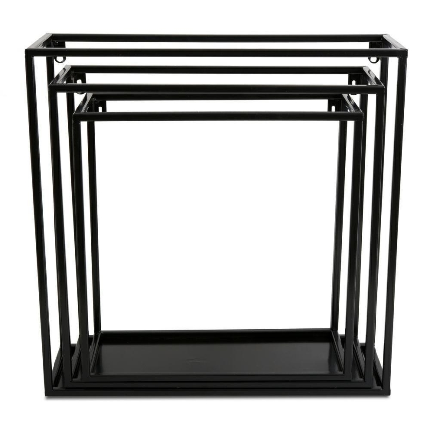 Wall shelf 35x35 cm black