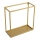 Wall shelf 35x35 cm gold
