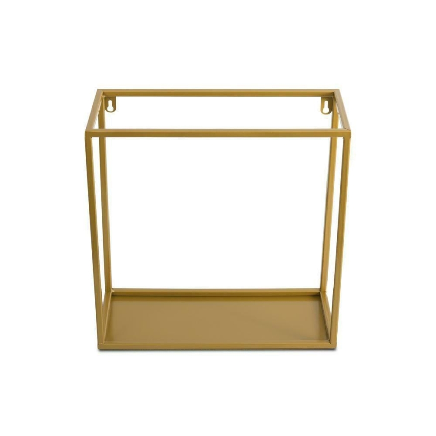 Wall shelf 35x35 cm gold