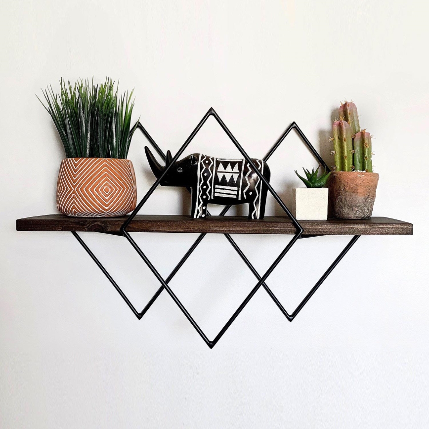 Wall shelf 36x60 cm spruce
