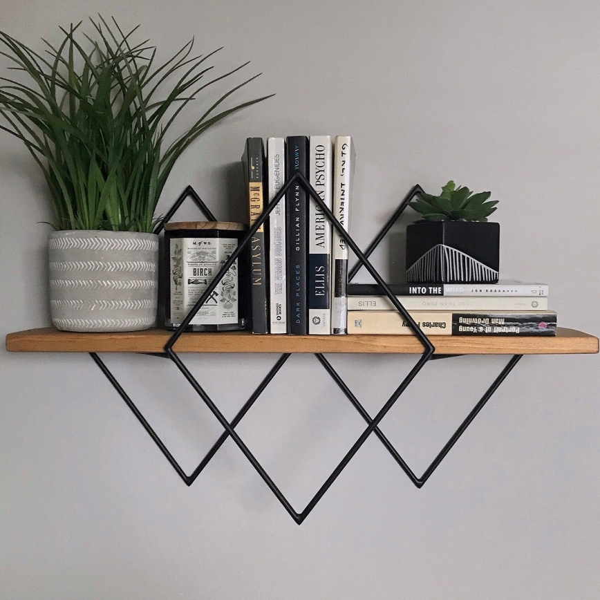 Wall shelf 36x60 cm spruce