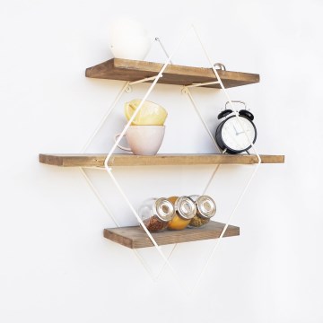 Wall shelf 42x62 cm spruce