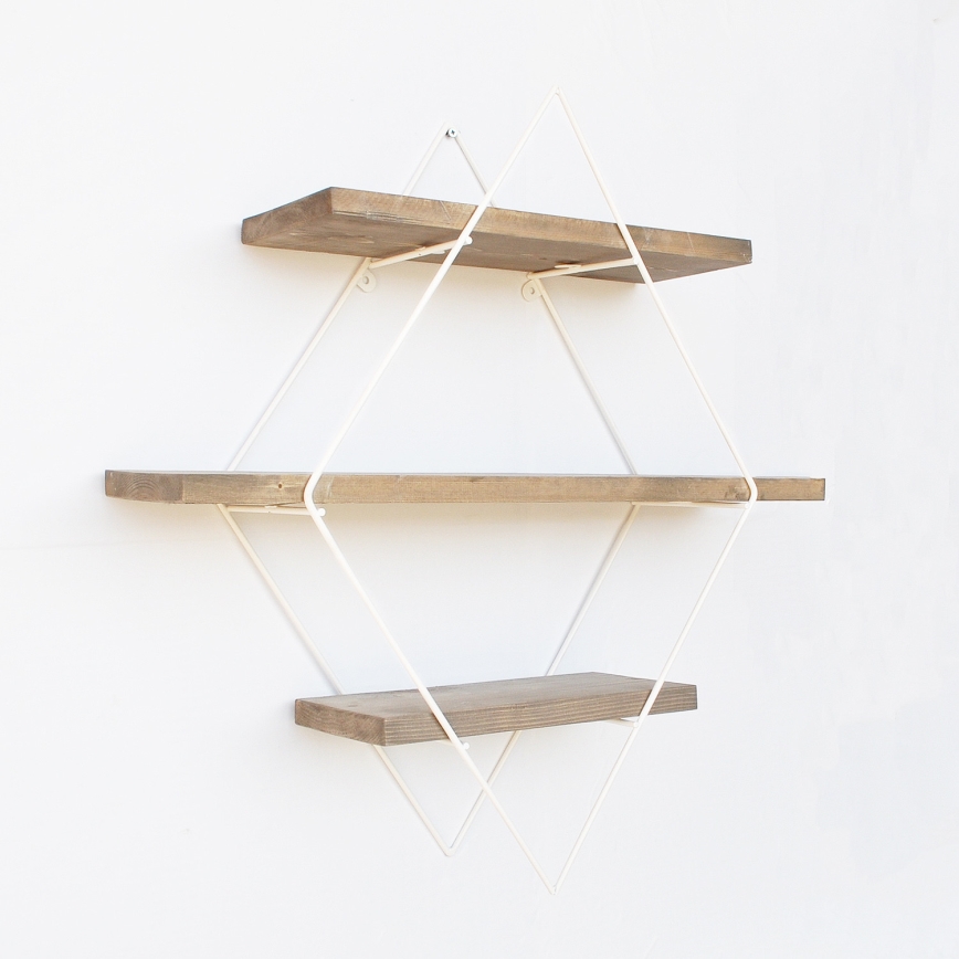 Wall shelf 42x62 cm spruce
