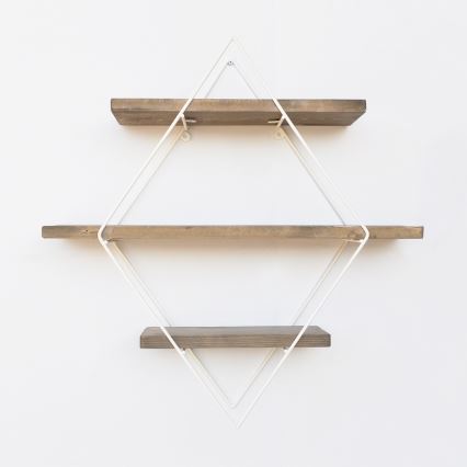 Wall shelf 42x62 cm spruce