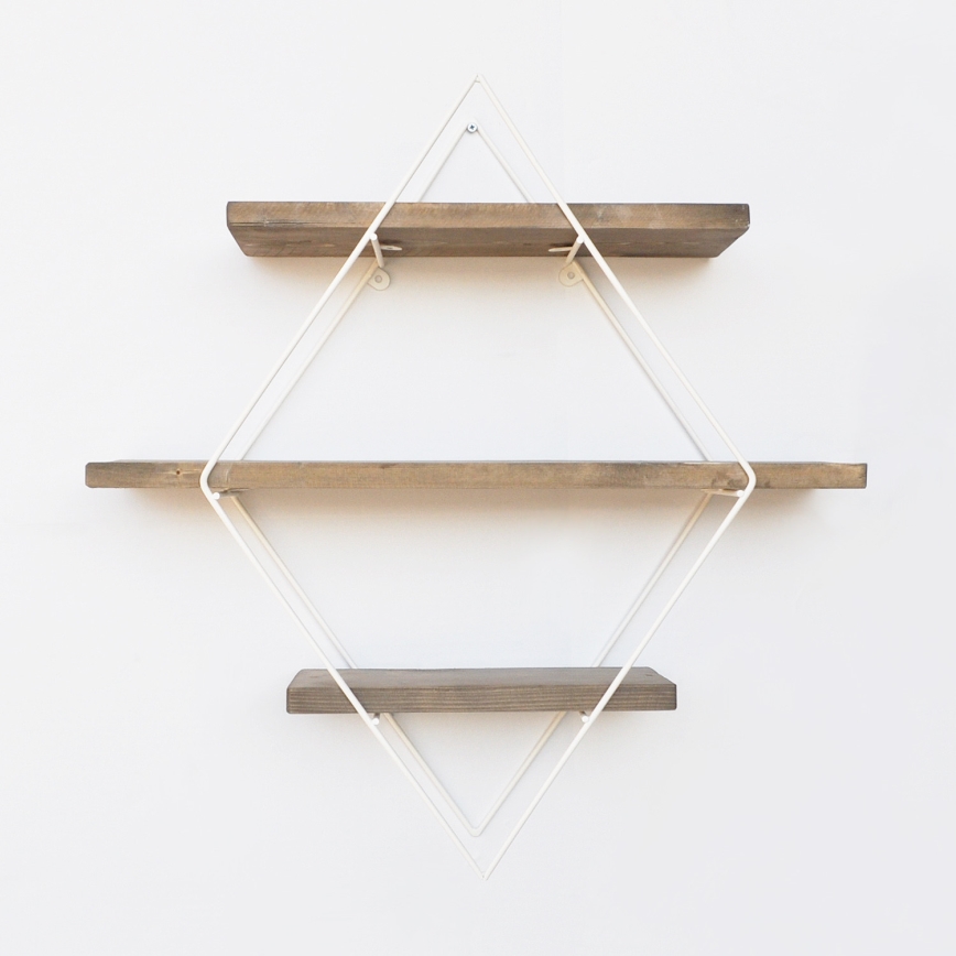 Wall shelf 42x62 cm spruce