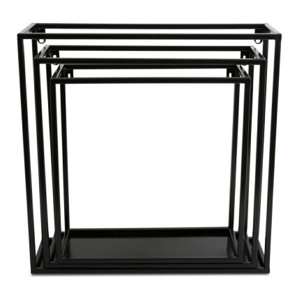 Wall shelf 45x45 cm black