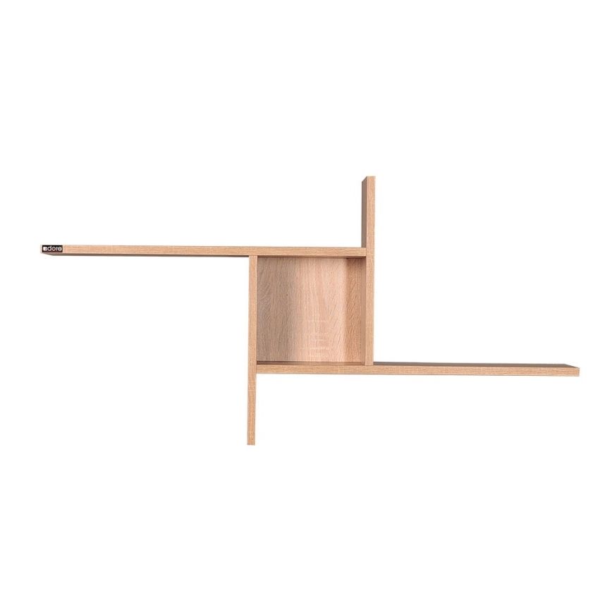 Wall shelf 50x100 cm brown