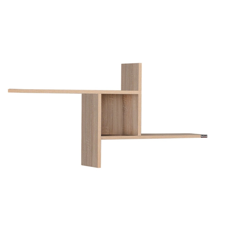 Wall shelf 50x100 cm brown