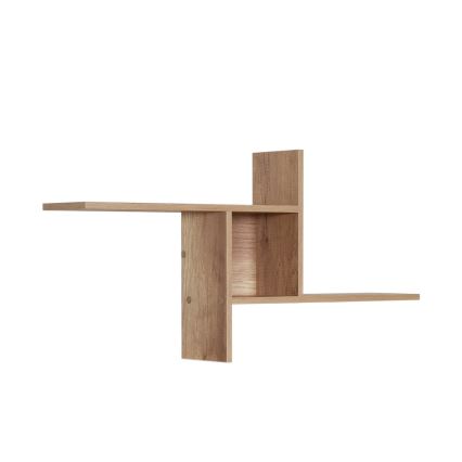 Wall shelf 50x100 cm brown