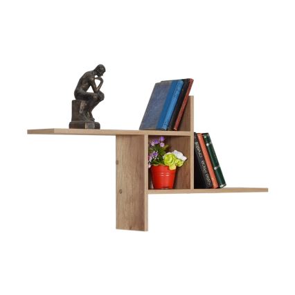 Wall shelf 50x100 cm brown