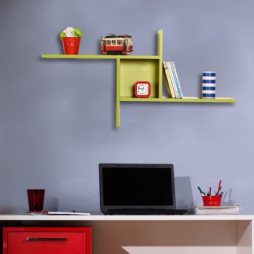 Wall shelf 50x100 cm green