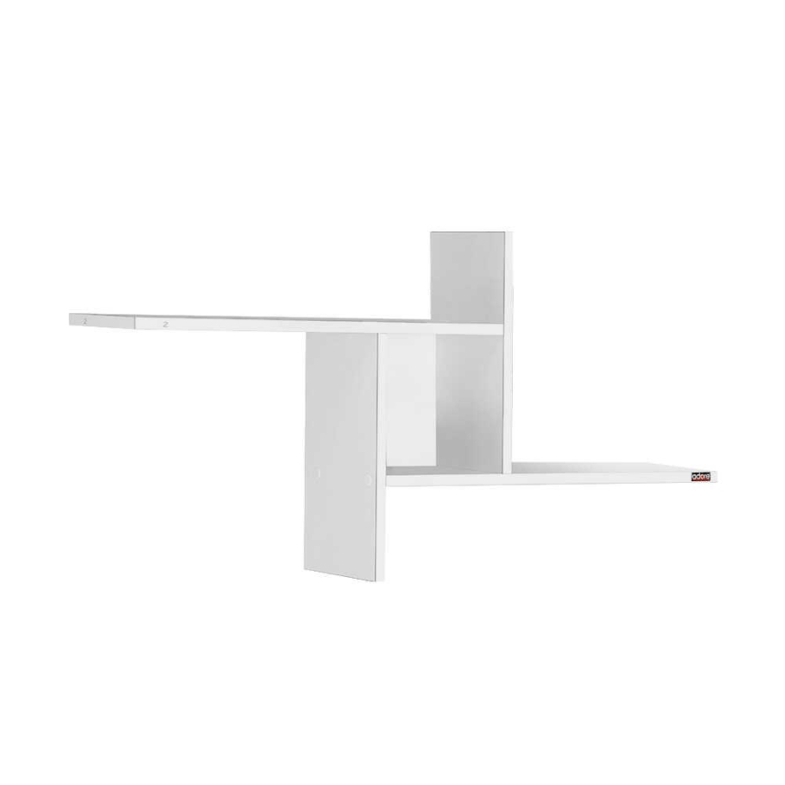 Wall shelf 50x100 cm shiny white