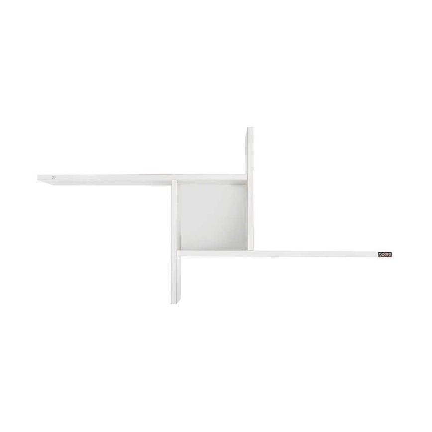 Wall shelf 50x100 cm shiny white